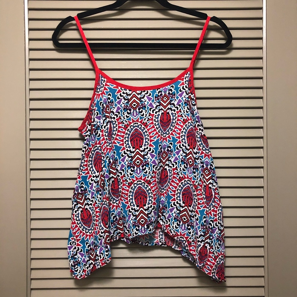 Aztec tank crop top 🌹